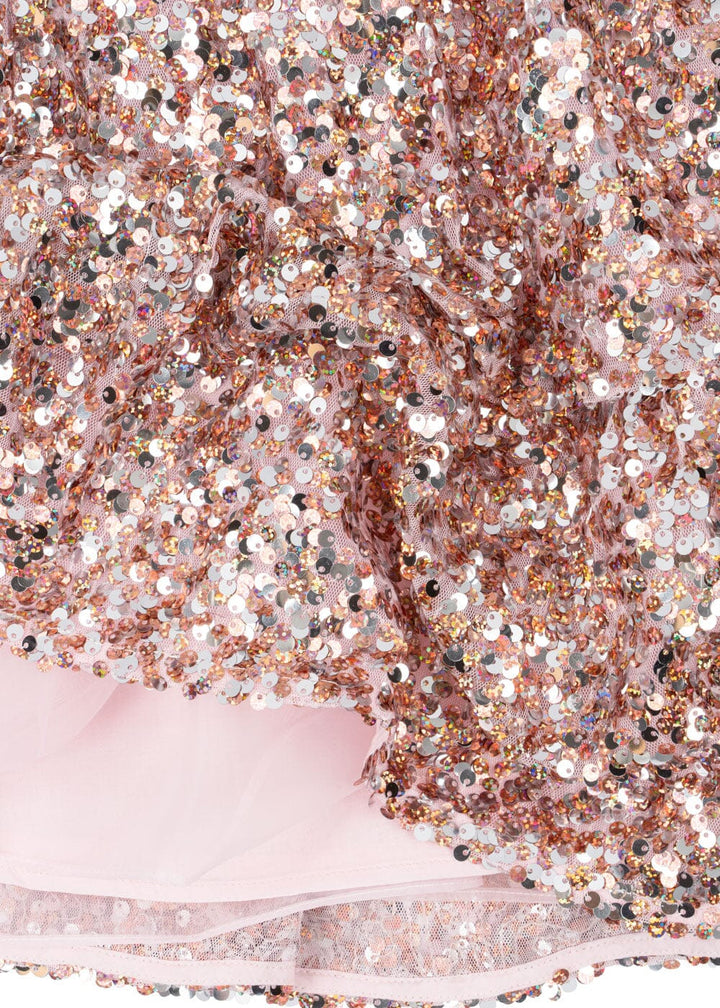 Konges Sløjd - Lila Sequins Dress Ks107391 - Grey/rosa