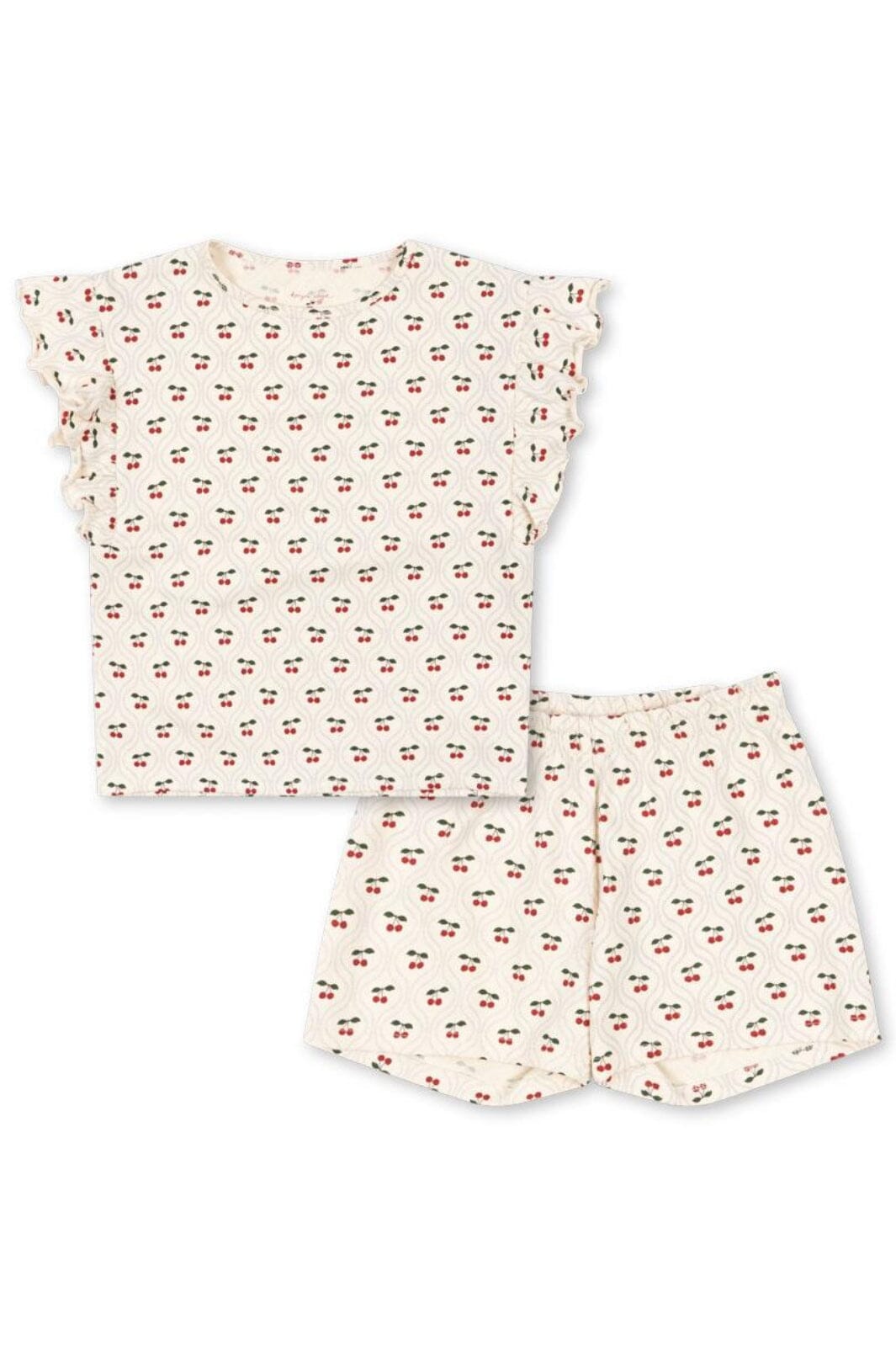 Konges Sløjd - Lin Frill Set Gots Ks103199 - Cherry Motif