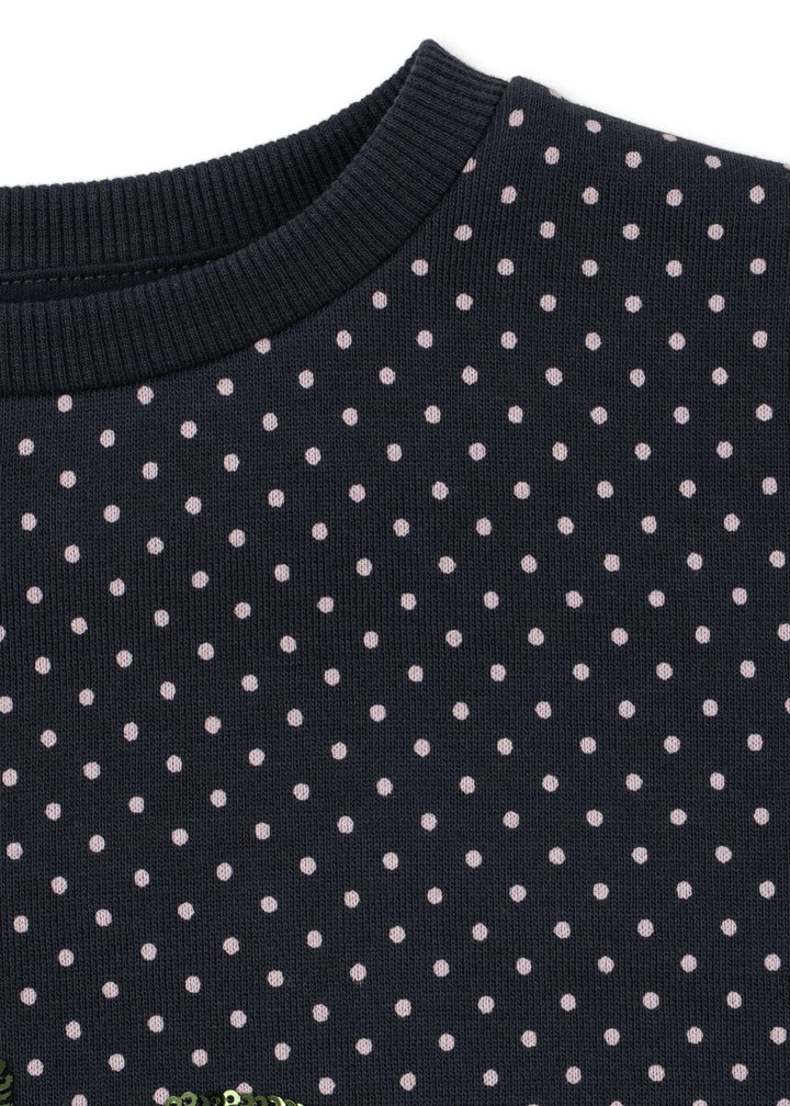 Konges Sløjd - Lou Dot Sequin Sweat Shirt Gots Ks106113 - Dot Tout Petite