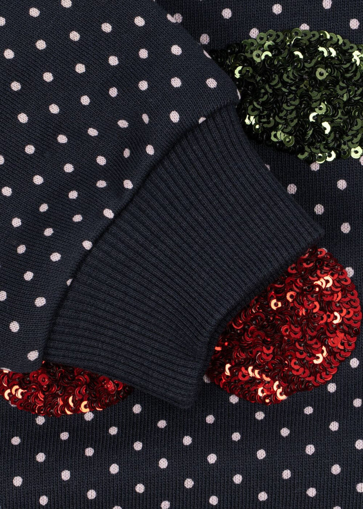Konges Sløjd - Lou Dot Sequin Sweat Shirt Gots Ks106113 - Dot Tout Petite