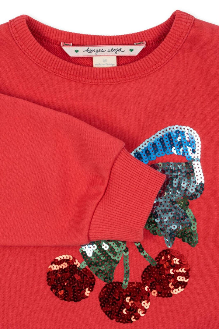 Konges Sløjd - Lou Sequin Sweat Shirt Ocs Ks103862 - Winterberry