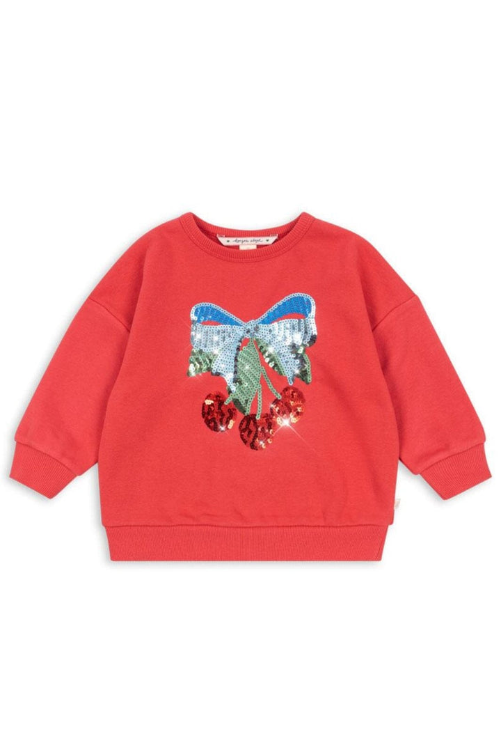 Konges Sløjd - Lou Sequin Sweat Shirt Ocs Ks103862 - Winterberry