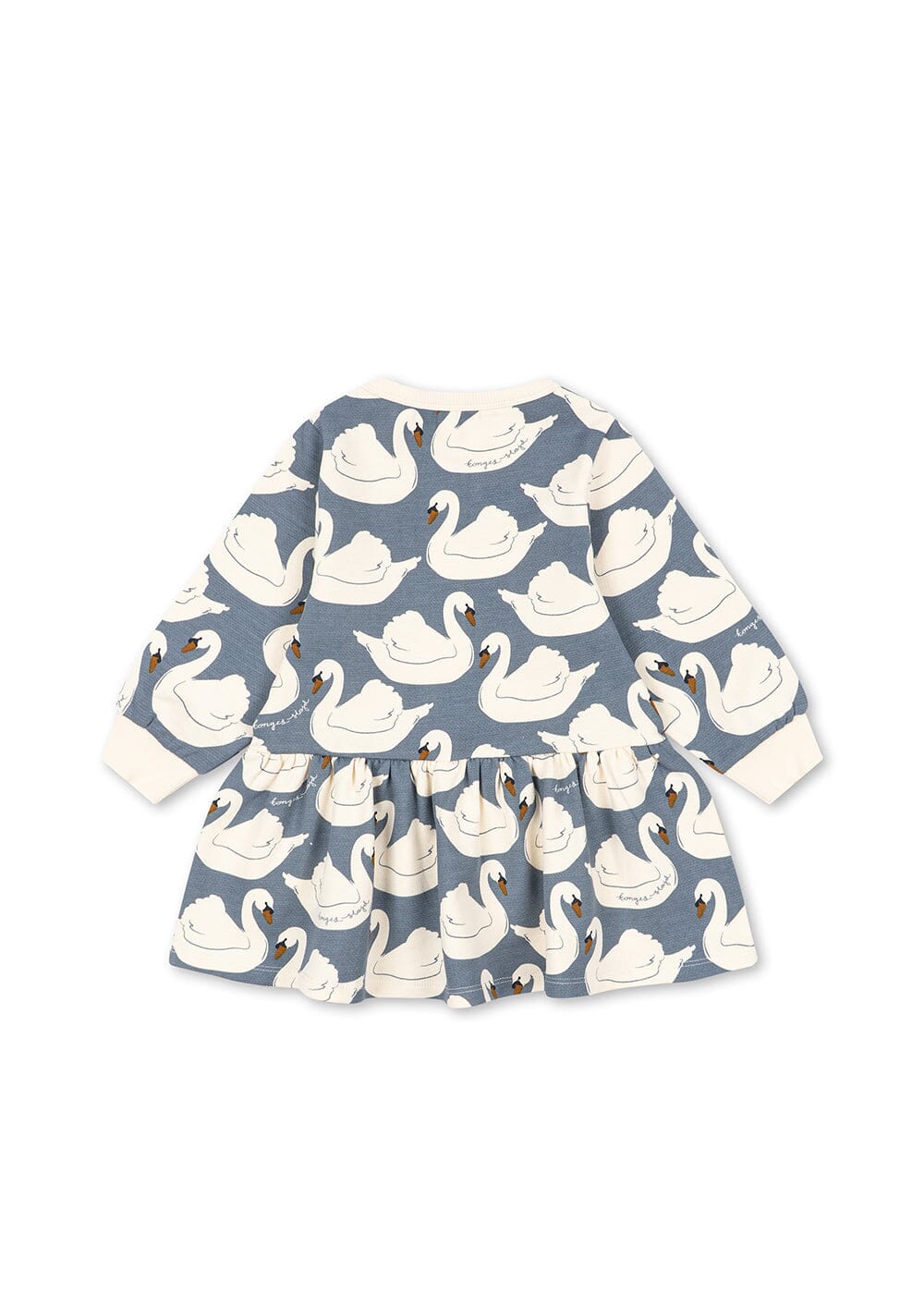 Konges Sløjd - Loupy Print Sweat Dress Gots Ks106114 - Swan