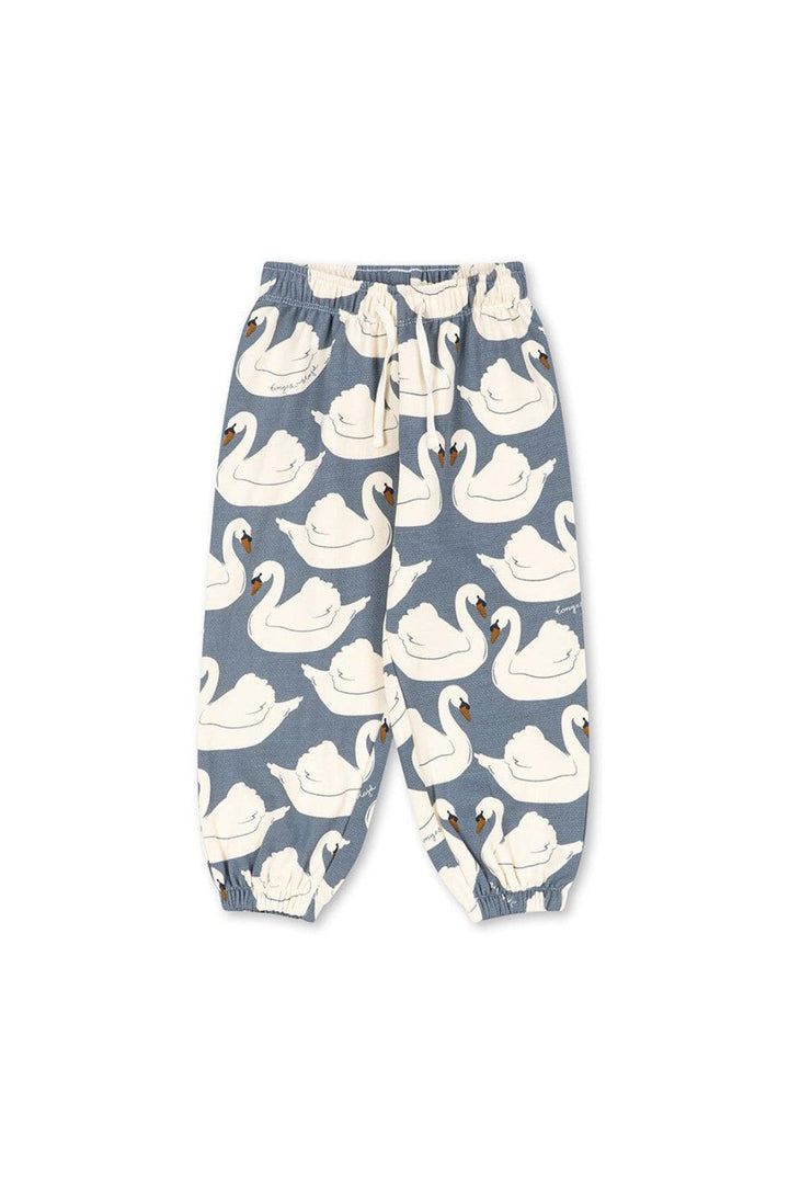 Konges Sløjd - Loupy Print Sweat Pants Gots Ks106115 - Swan