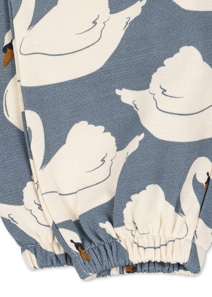 Konges Sløjd - Loupy Print Sweat Pants Gots Ks106115 - Swan