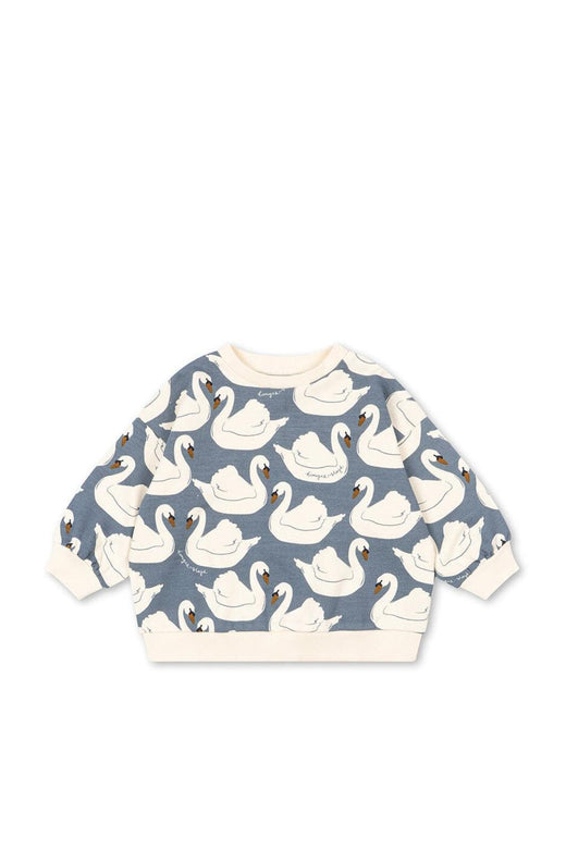 Konges Sløjd - Loupy Print Sweat Shirt Gots Ks106116 - Swan