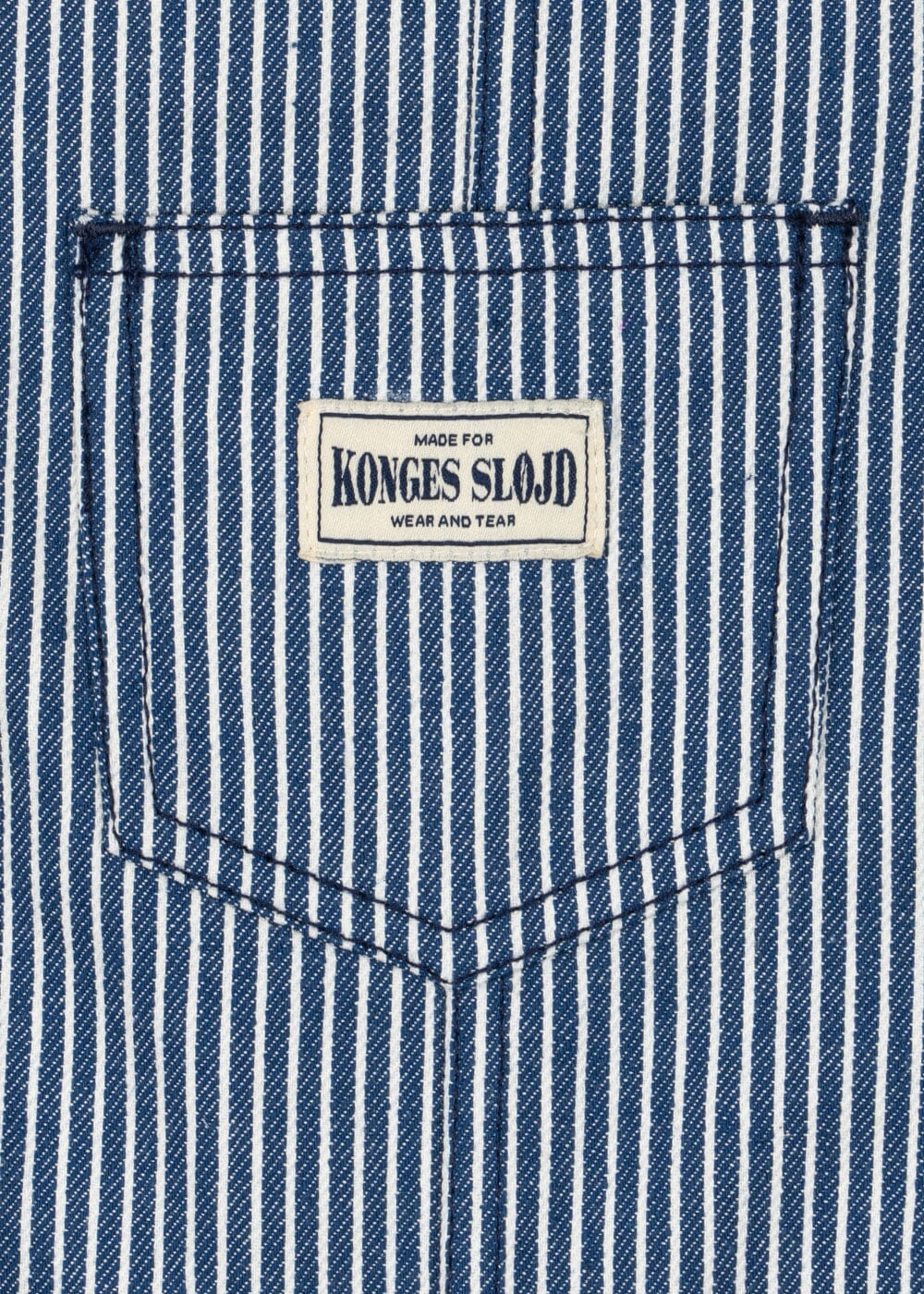 Konges Sløjd - Luc Overalls Gots Ks104956 - Blue Stripe Overalls 