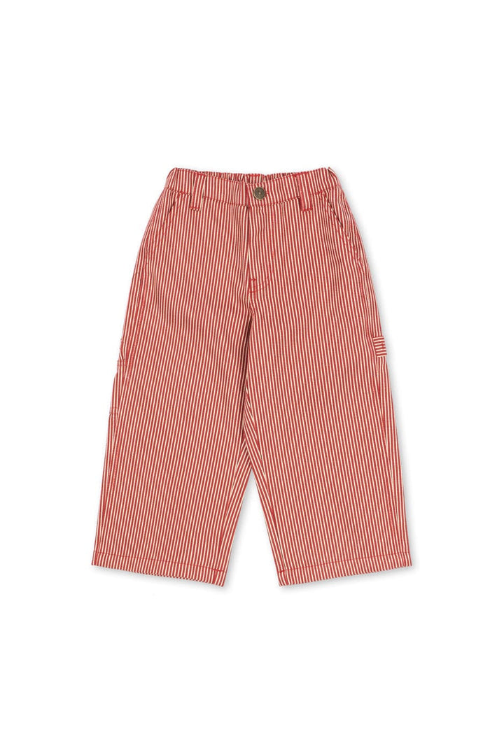 Konges Sløjd - Luc Pants Gots Ks106527 - Milk Rouge Stripe
