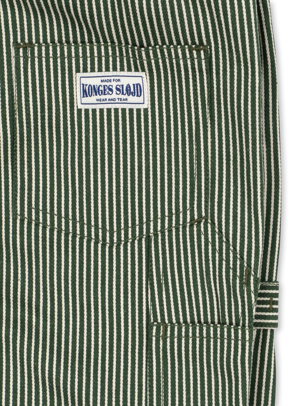 Konges Sløjd - Luc Pants Gots Ks106527 - Milk Verte Stripe