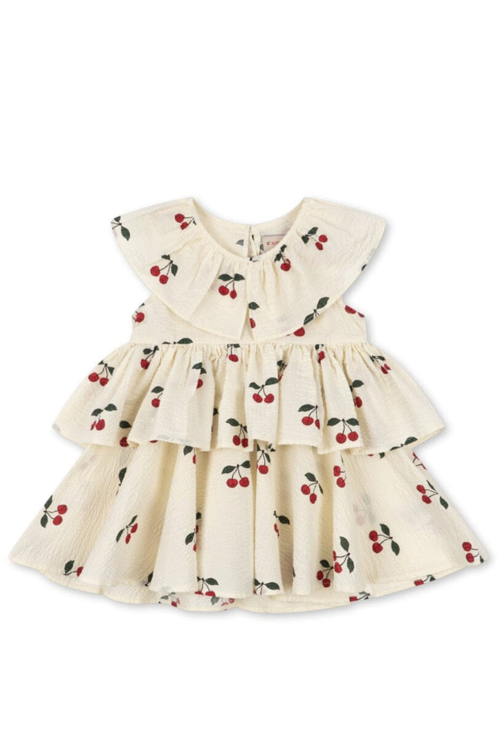 Konges Sløjd - Lunella Dress Gots Ks107616 - Mon Grand Cherry