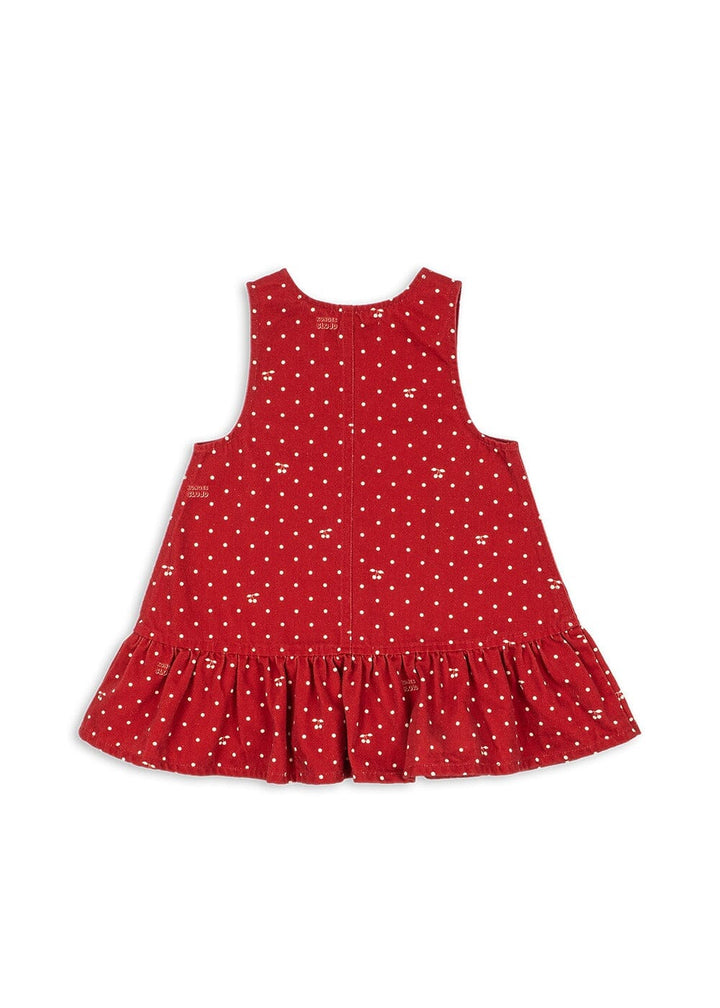 Konges Sløjd - Magot Dress Gots Ks106537 - Cherry Dot Derby