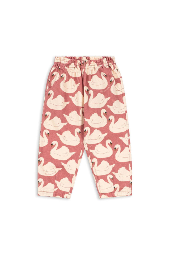 Konges Sløjd - Magot Frill Pants Gots Ks106129 - Swan Rose