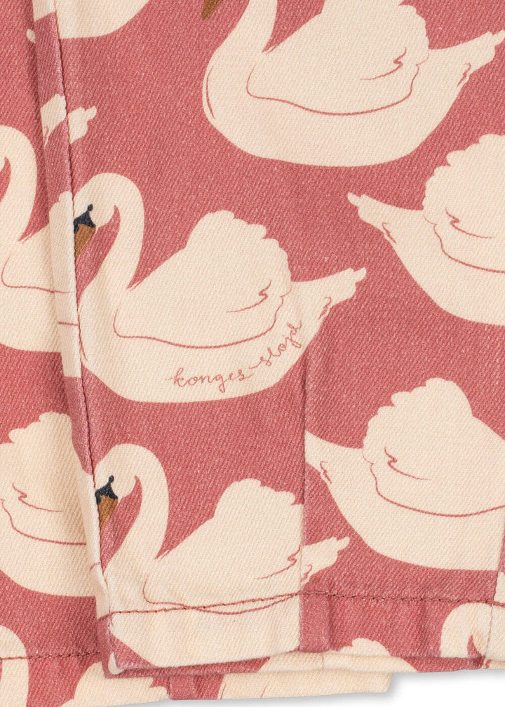 Konges Sløjd - Magot Frill Pants Gots Ks106129 - Swan Rose