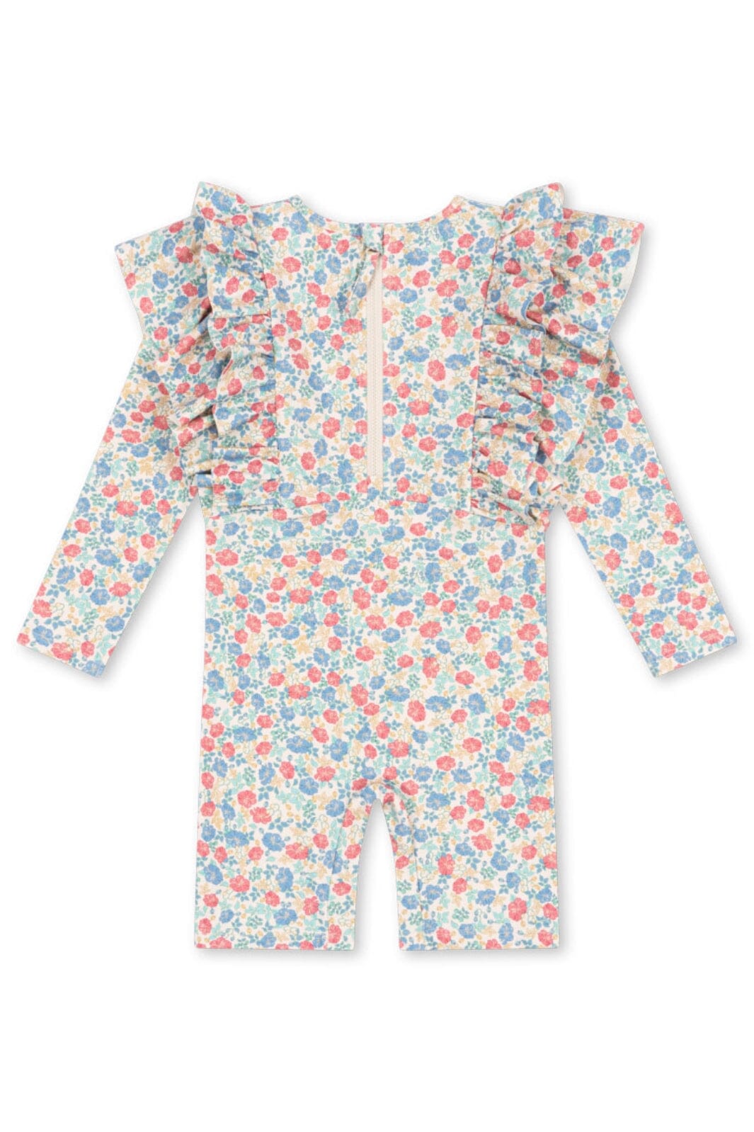 Konges Sløjd - Manuca Frill Onesie Grs Ks102511 - Fiola