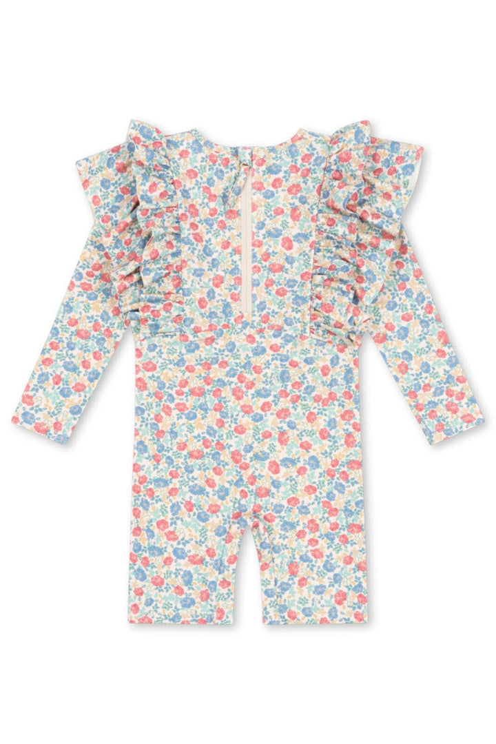 Konges Sløjd - Manuca Frill Onesie Grs Ks102511 - Fiola