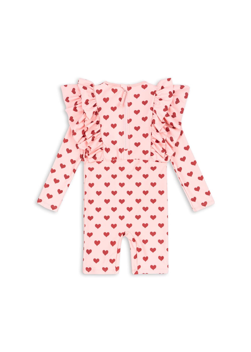 Konges Sløjd - Manuca Frill Onesie Grs Ks103262 - Amour Pink Bodystockings 