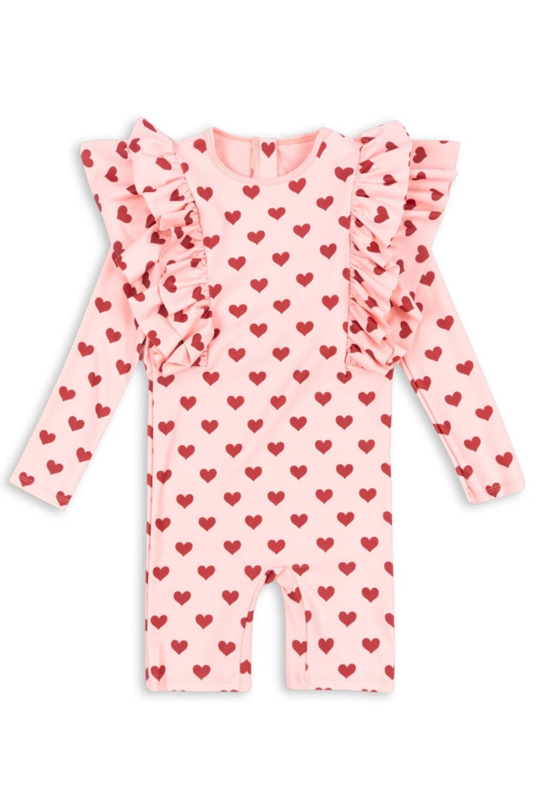 Konges Sløjd - Manuca Frill Onesie Grs Ks103262 - Amour Pink Bodystockings 