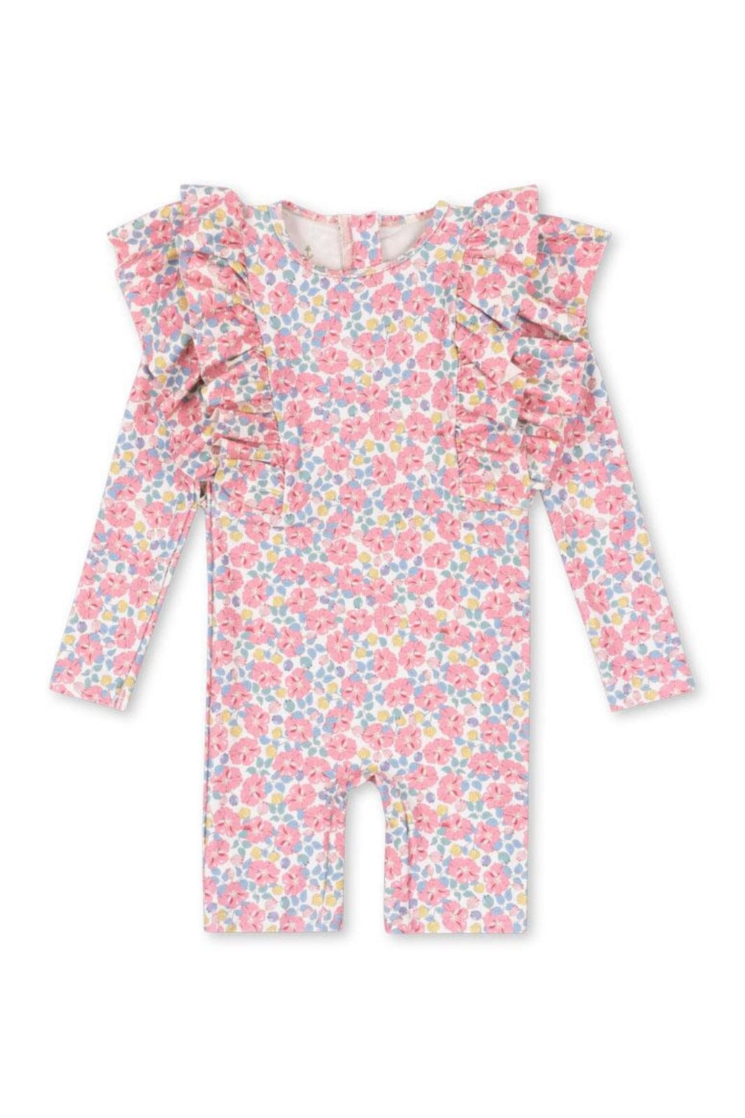 Konges Sløjd - Manuca Frill Onesie Grs Ks103262 - Amour Pink Bodysuits 