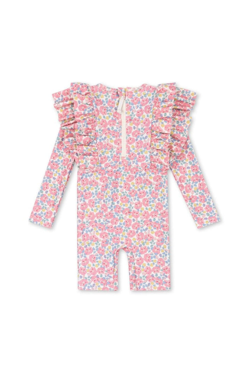 Konges Sløjd - Manuca Frill Onesie Grs Ks103262 - Amour Pink Bodysuits 
