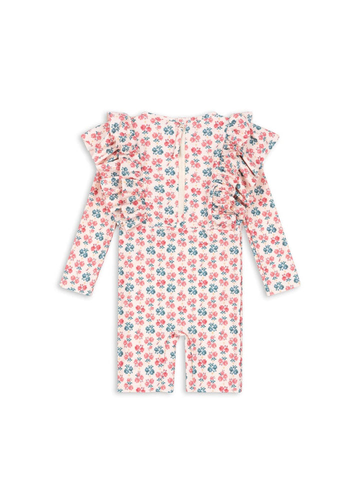 Konges Sløjd - Manuca Frill Onesie Grs Ks104986 - Lumina Rose Bodystockings 