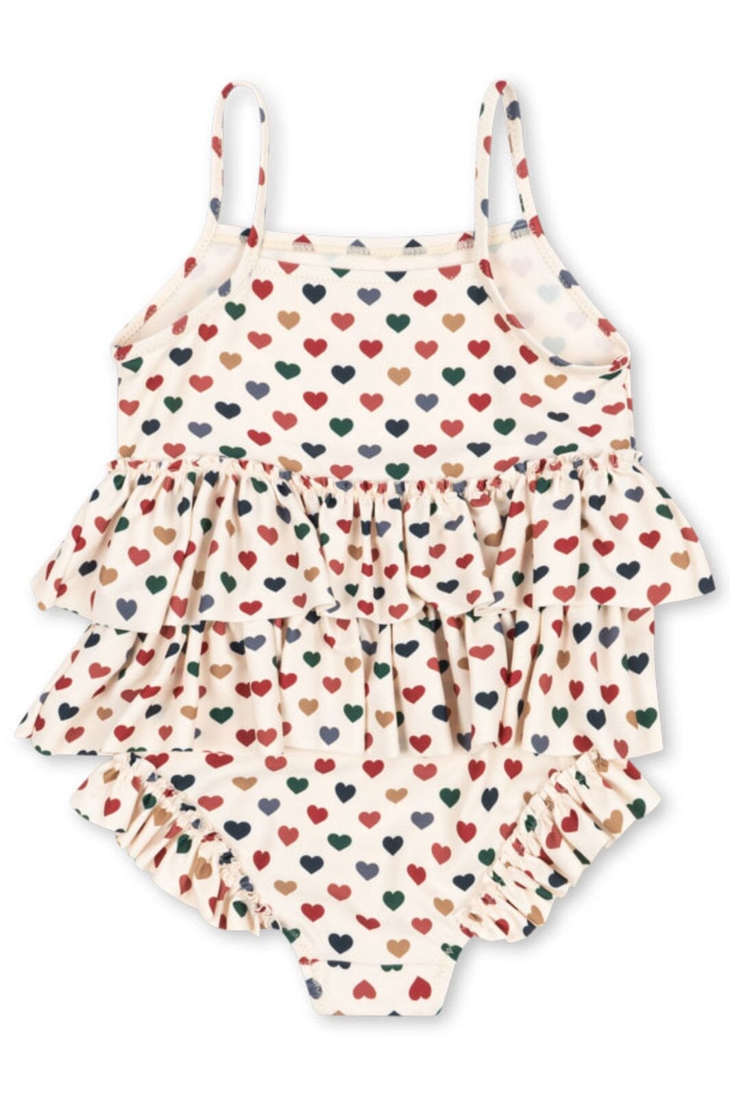 Konges Sløjd - Manuca Frill Swimsuit Grs Ks102513 - Coeur Coloré