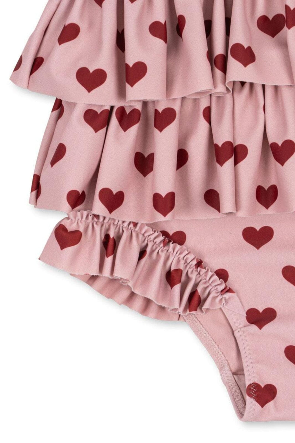 Konges Sløjd - Manuca Frill Swimsuit Grs Ks103264 - Amour Pink