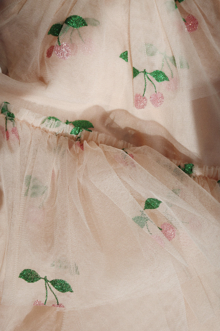 Konges Sløjd - Mili Glitter Dress - Ma Grande Cerise Pink Glitter Kjoler 