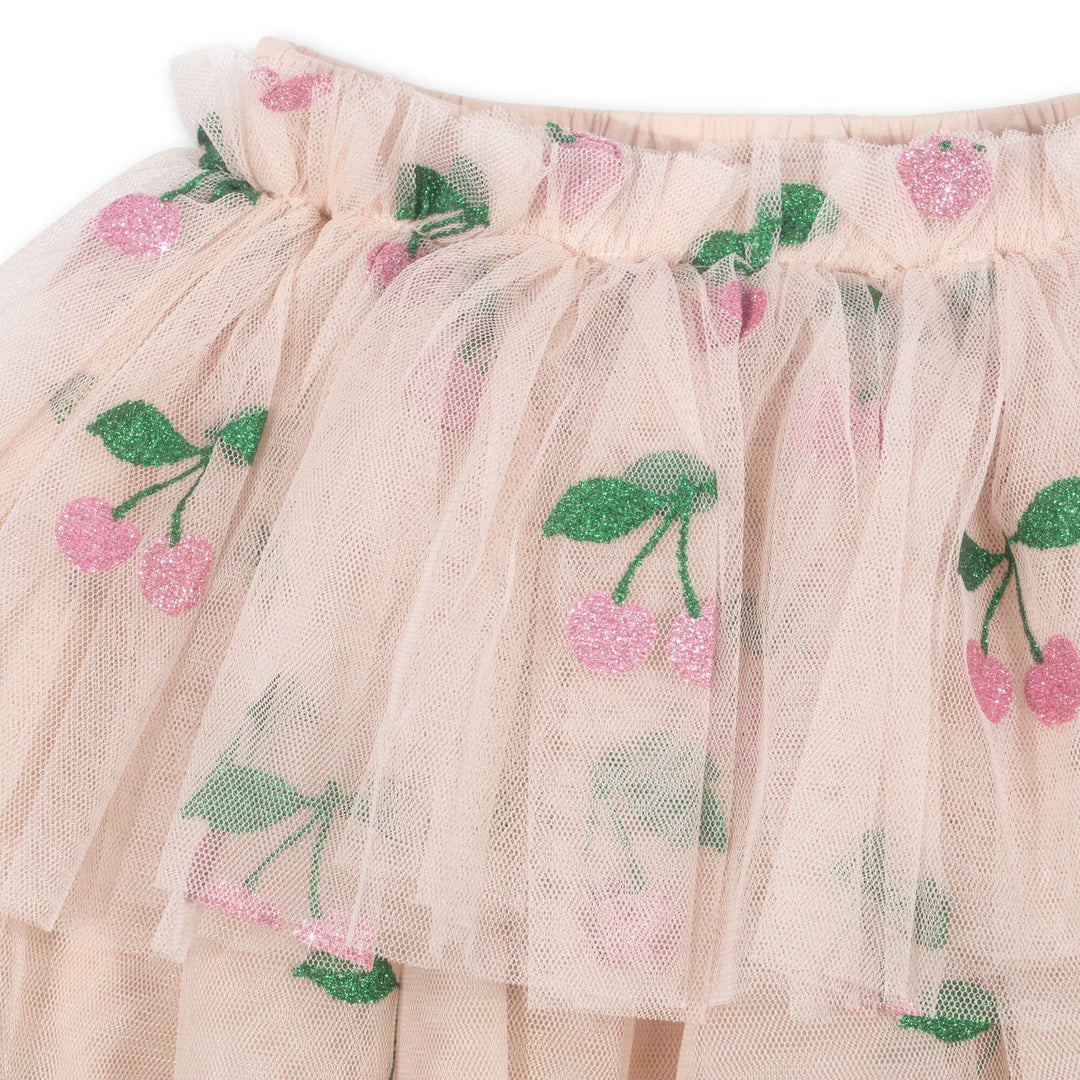 Konges Sløjd - Mili Glitter Skirt - Ma Grande Cerise Pink Glitter Nederdele 