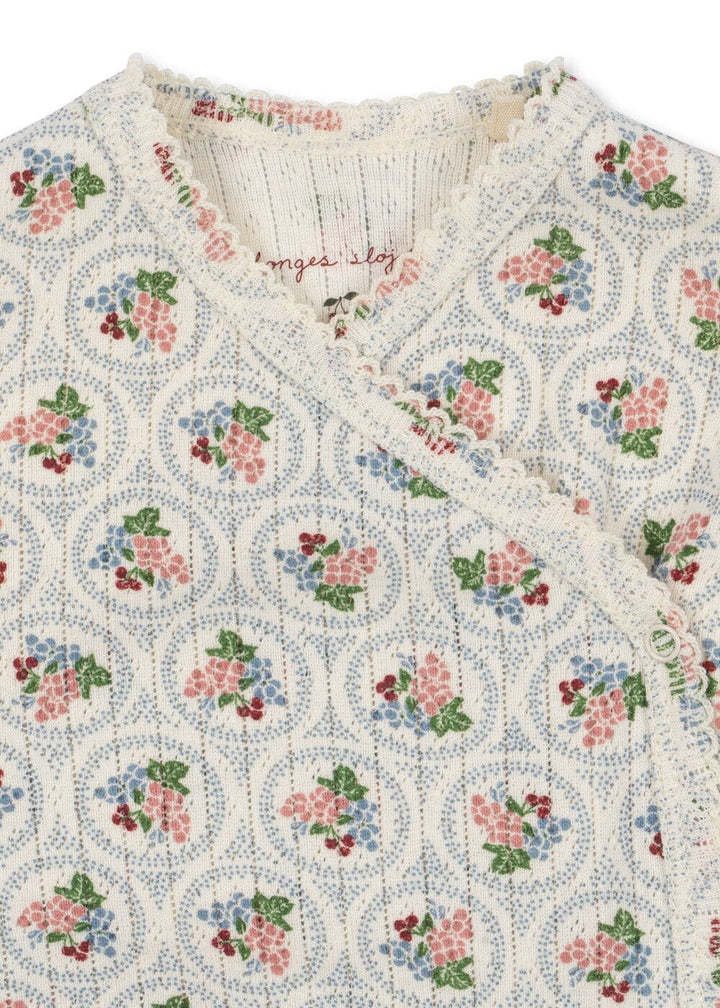 Konges Sløjd - Minnie Newborn Body Gots Ks104377 - Verona Blues Bodysuits 