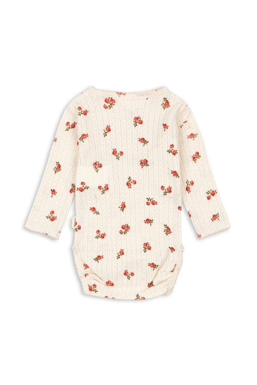 Konges Sløjd - Minnie Newborn Body Gots Ks106561 - Rosa Rouge