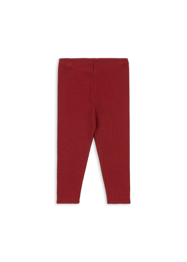 Konges Sløjd - Minnie Pants Gots Ks104378 - Red Dahlia Bukser 