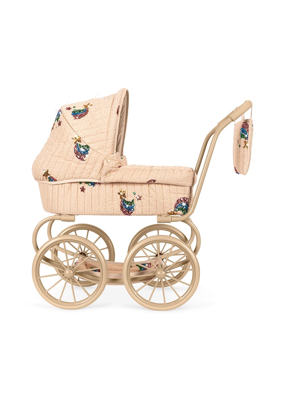 Konges Sløjd - Minnie Tulle Doll Pram Ks106300 - Rainbow Star