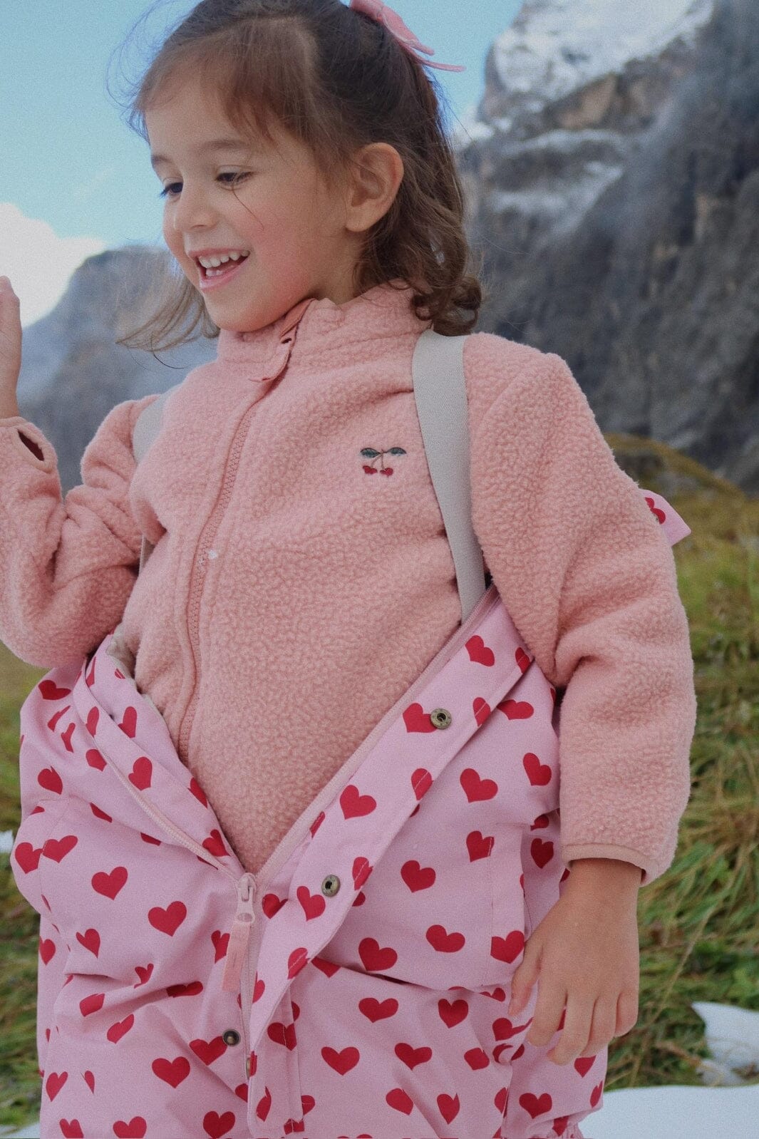 Konges Sløjd - Nohr Snowsuit Print Ks103517 - Amour Pink