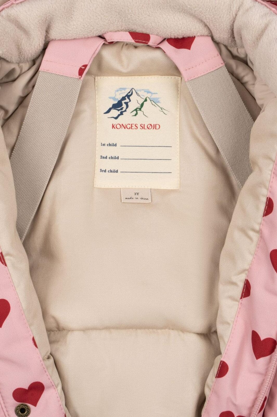 Konges Sløjd - Nohr Snowsuit Print Ks103517 - Amour Pink