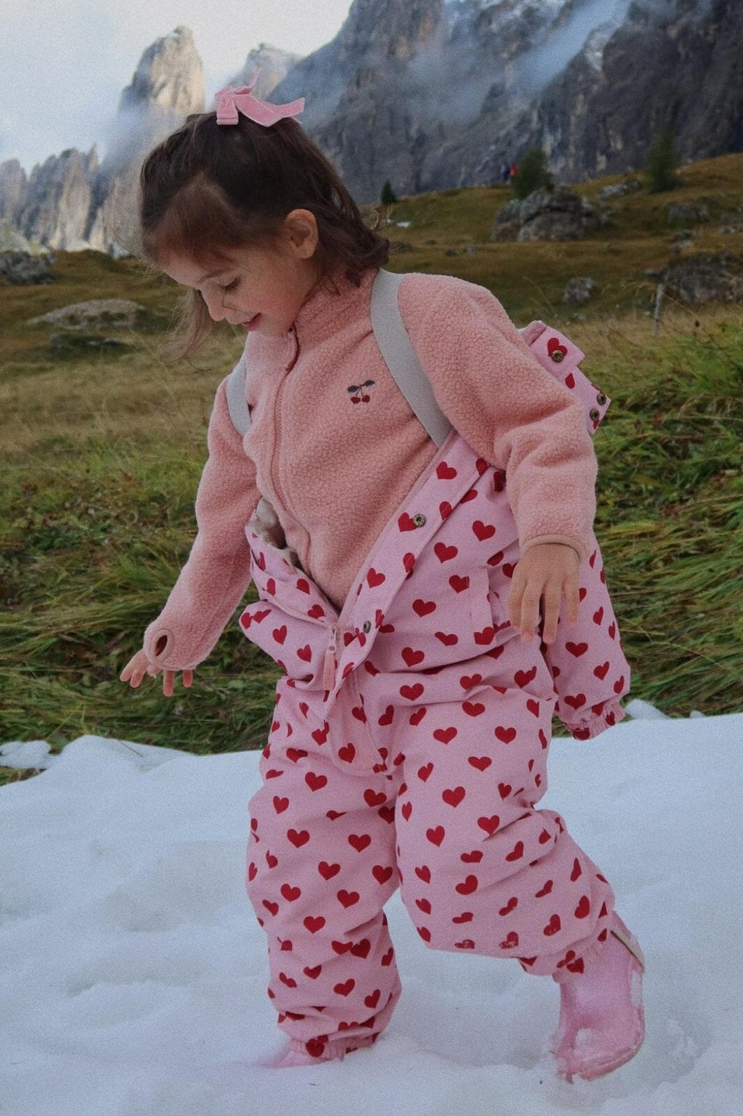 Konges Sløjd - Nohr Snowsuit Print Ks103517 - Amour Pink