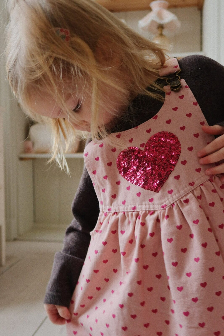 Konges Sløjd - Nola Sequin Spencer Dress Gots Ks103949 - Berry Coeur