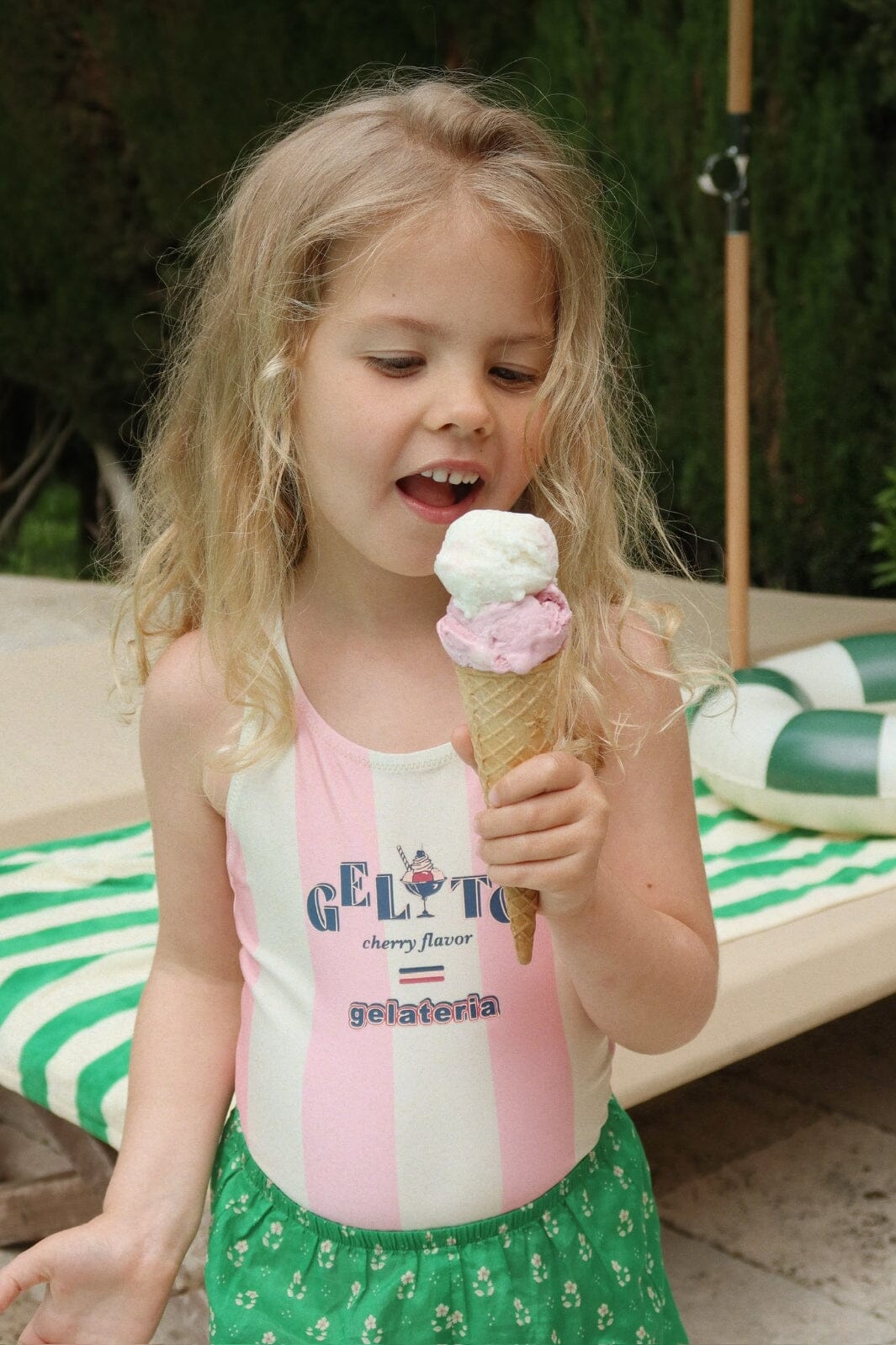 Konges Sløjd - Pomia Swimsuit Ks105040 - Candy Rose Stripe