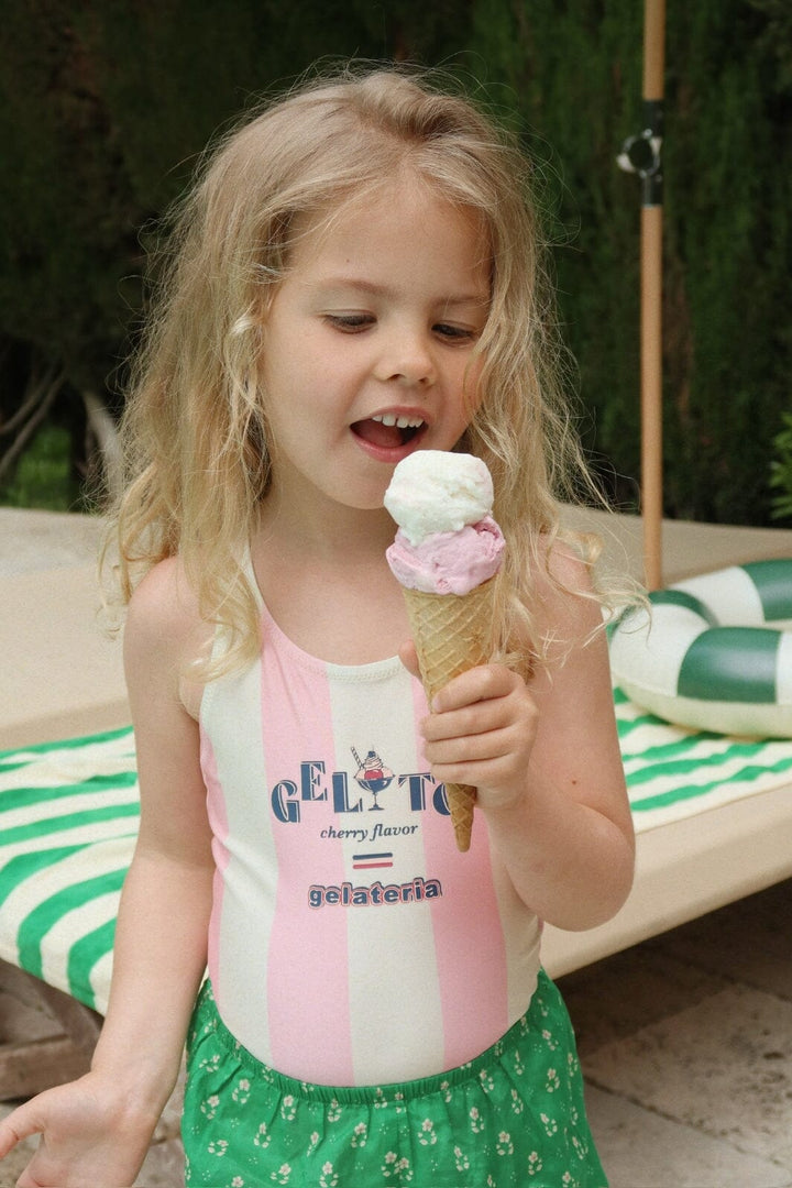 Konges Sløjd - Pomia Swimsuit Ks105040 - Candy Rose Stripe