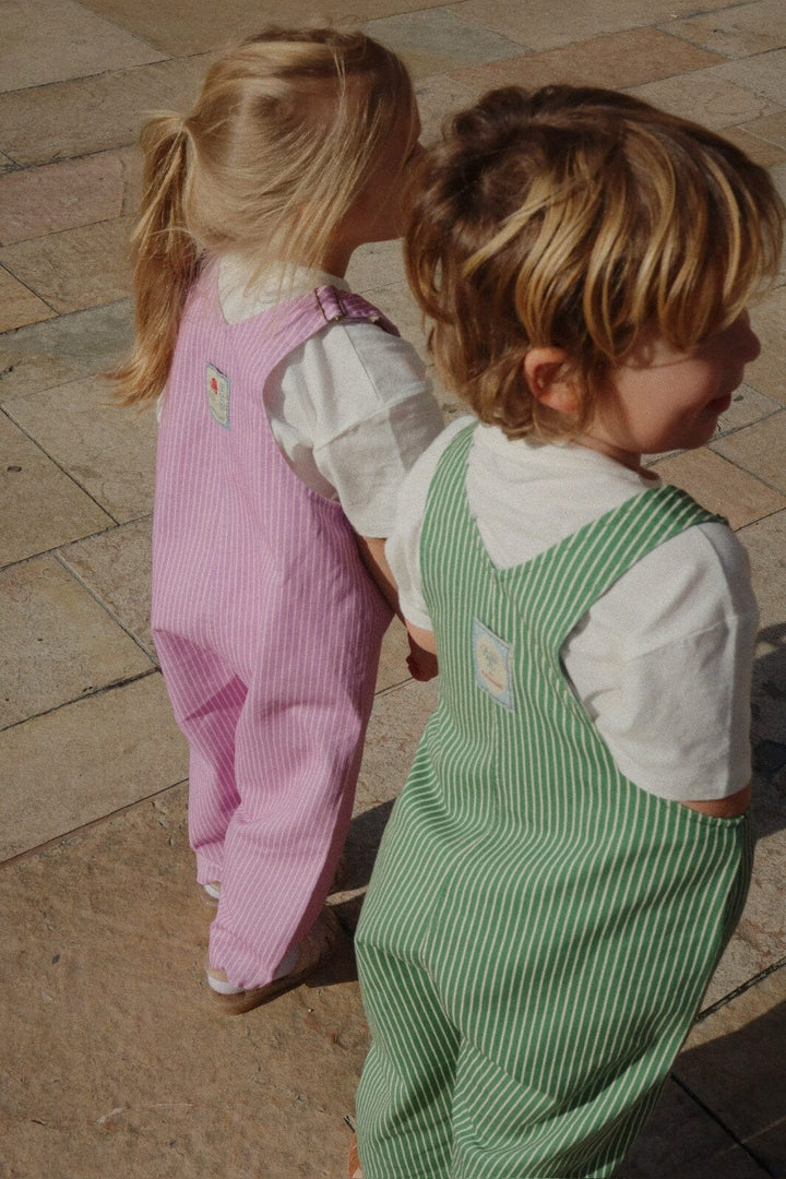 Konges Sløjd - Rhw X Ks Jack Overalls Gots Ks103602 - Stripe Eden