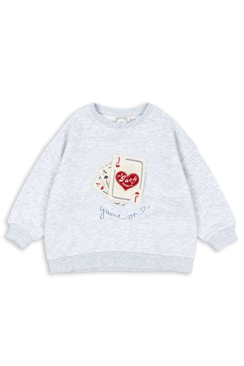 Konges Sløjd - Rhw X Ks Jack Sweat Ocs Ks103603 - Light Grey Melange