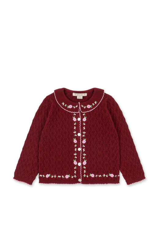 Konges Sløjd - Rosier Cardigan Ks106224 - Pomegranate