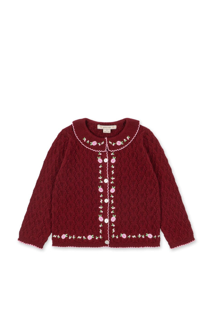 Konges Sløjd - Rosier Cardigan Ks106224 - Pomegranate