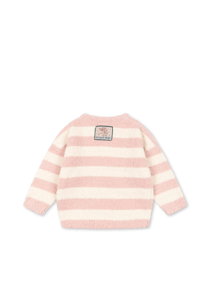 Konges Sløjd - Softy Sweater Ks106239 - Rosy Stripe Strikbluser 