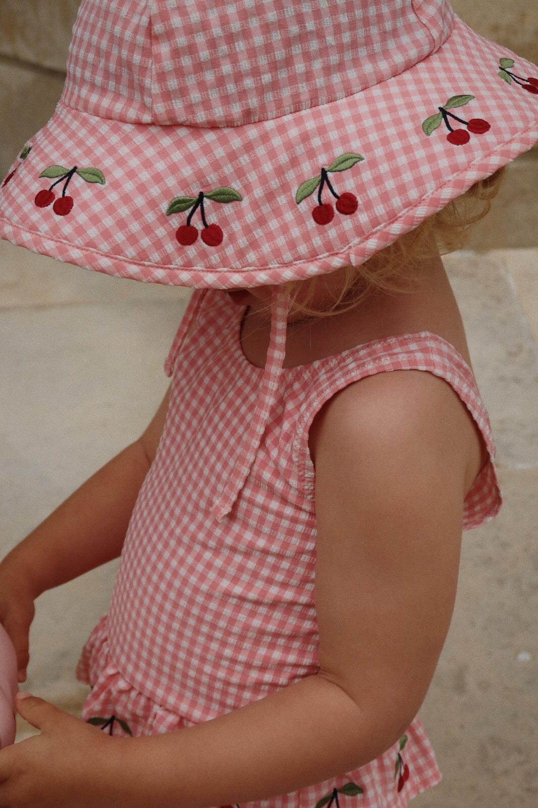 Konges Sløjd - Soline Swim Hat Ks102493 - Geranium Pink