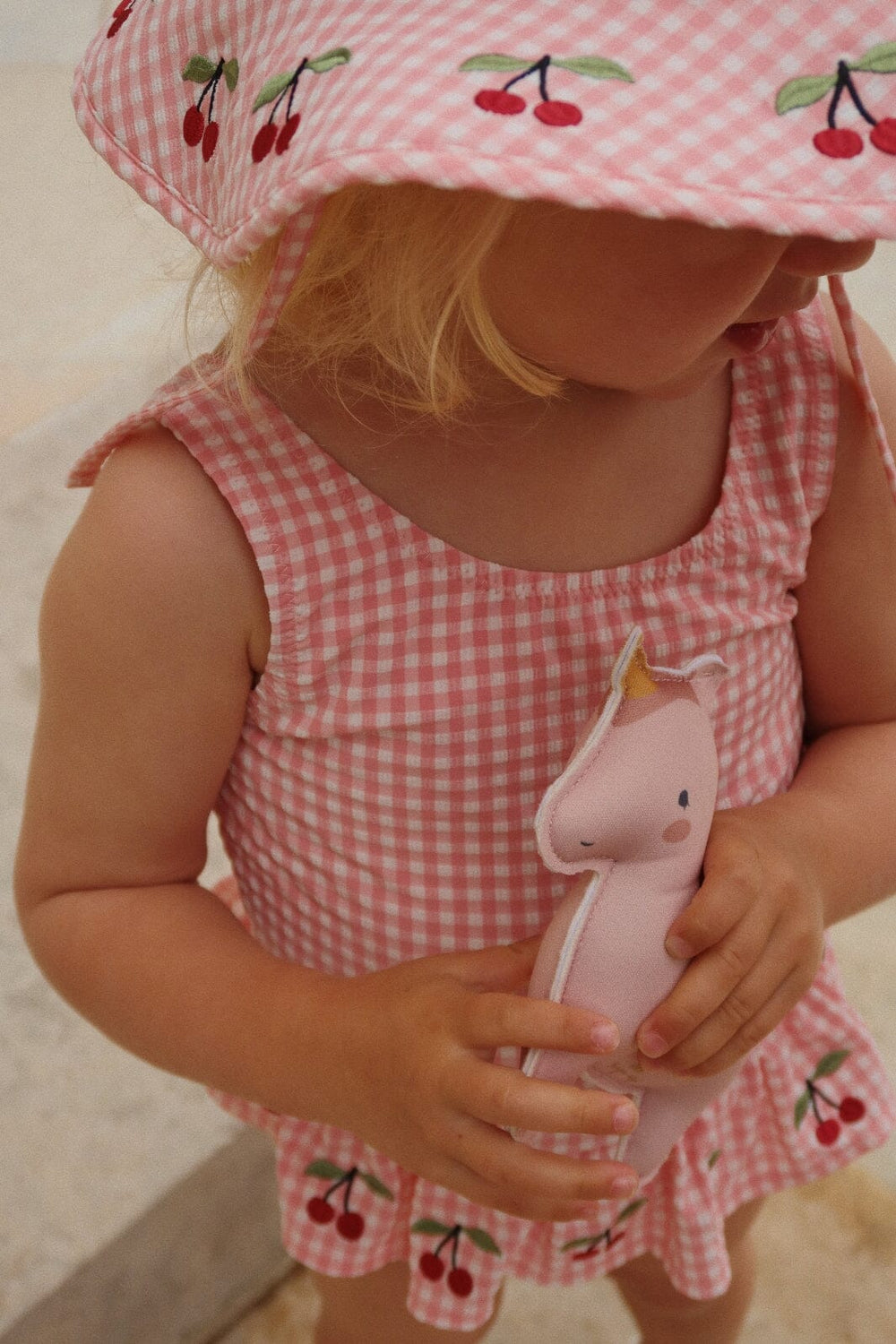 Konges Sløjd - Soline Swim Hat Ks102493 - Geranium Pink