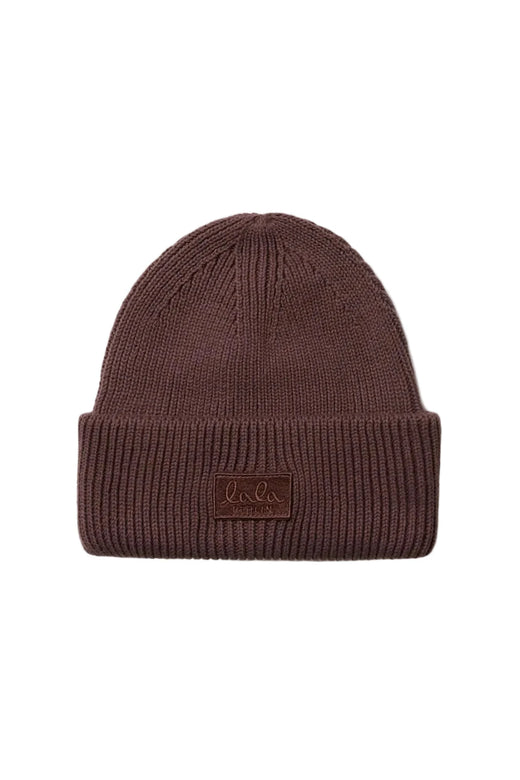 Lala Berlin - Lala Beanie 1 10025645 - Dark Brown Huer 