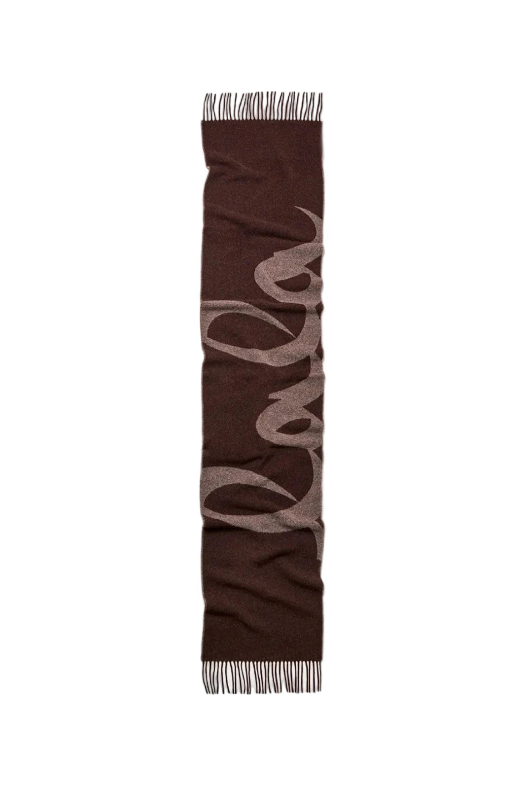 Lala Berlin - Lala Scarf 4 10025733 - Brown Halstørklæder 