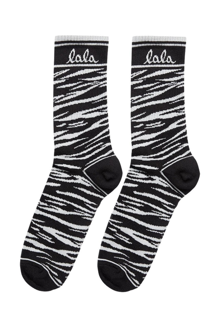 Lala Berlin - Lbsocks Sami 10020087 - Black Tiger Strømper 