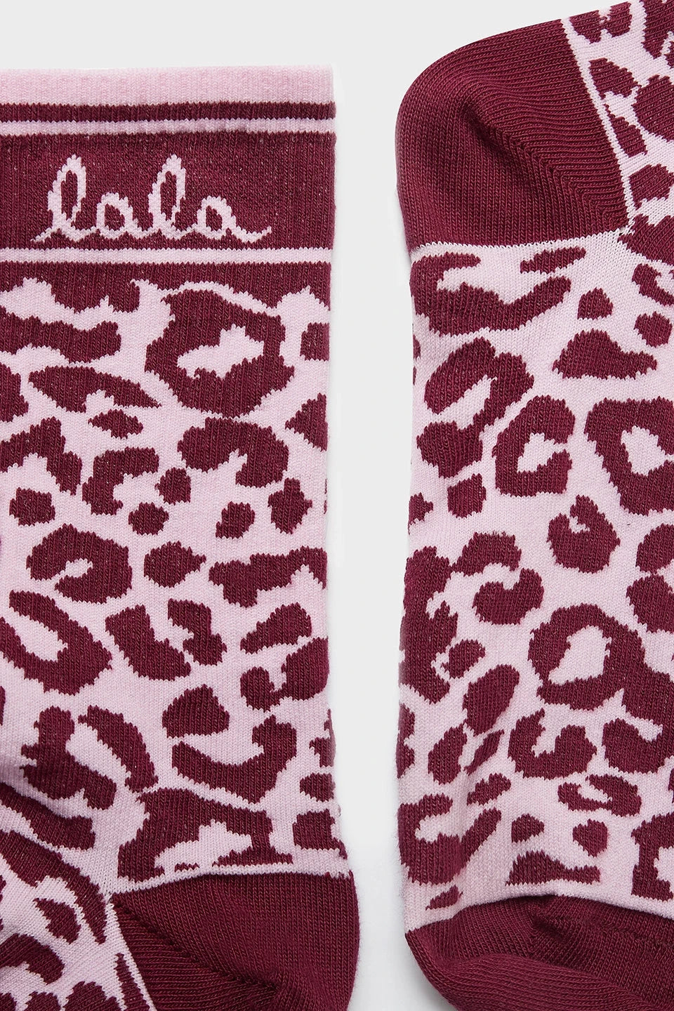 Lala Berlin - Lbsocks Sami 10020088 - Burgundy Leo Strømper 