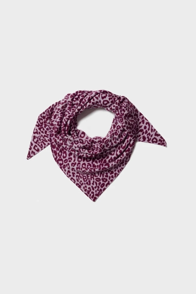 Lala Berlin - Lbtriangle M 10020124 - Burgundy Leo Tørklæder 